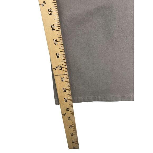 Chicos Light Stonewall Chalet Cotton Meg Flare Pants Size 1Regular - Picture 10 of 14